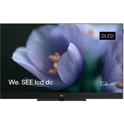 Loewe TV LED 108 cm (43'') We.by we.SEE 43 UHD 4K, Direct LED Full-Array, HDR, Wi-Fi y Smart TV, sonido frontal 60W. Negro Loewe TV LED 108 cm (43'') We.by we.SEE 43 UHD 4K, Direct LED Full-Array, HDR, Wi-Fi y Smart TV, sonido frontal 60W. Negro