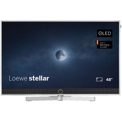 Loewe TV OLED 121 cm (48'') stellar 48 UHD 4K, HDR, Wi-Fi y Smart TV con barra sonido 80W y DR+. Aluminio / Hormigón Loewe TV OLED 121 cm (48'') stellar 48 UHD 4K, HDR, Wi-Fi y Smart TV con barra sonido 80W y DR+. Aluminio / Hormigón