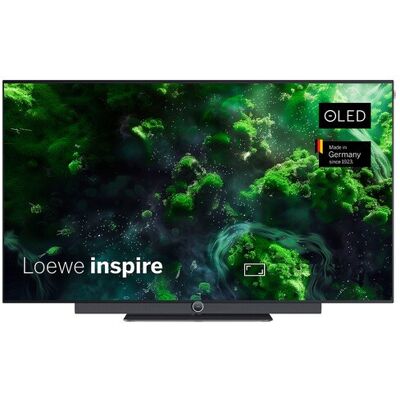 Loewe TV OLED 164 cm (65'') inspire dr 65SET UHD 4K, HDR, Wi-Fi y Smart TV, con barra de sonido 80W integrable. Basalto Loewe TV OLED 164 cm (65'') inspire dr 65SET UHD 4K, HDR, Wi-Fi y Smart TV, con barra de sonido 80W integrable. Basalto