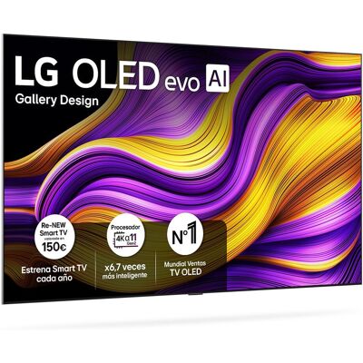 LG TV OLED evo AI G5 246cm (97") OLED97G54LW, Smart TV 4K. Negro LG TV OLED evo AI G5 246cm (97") OLED97G54LW, Smart TV 4K. Negro