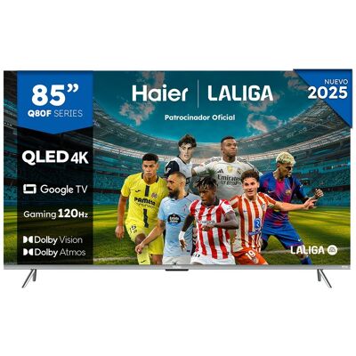 Haier H85Q80FUX 85" 4K Ultra HD Smart TV Gris Haier H85Q80FUX 85" 4K Ultra HD Smart TV Gris