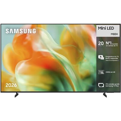 Samsung TV Mini LED 214cm (85") TU85M80HAUXXC 4K Smart TV con Vision AI 144Hz. Negro Samsung TV Mini LED 214cm (85") TU85M80HAUXXC 4K Smart TV con Vision AI 144Hz. Negro