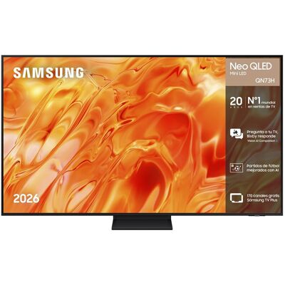 Samsung TV Neo QLED Mini LED 163cm (65") TQ65QN73HAUXXC 4K Smart TV con Vision AI Football Mode. Negro Samsung TV Neo QLED Mini LED 163cm (65") TQ65QN73HAUXXC 4K Smart TV con Vision AI Football Mode. Negro