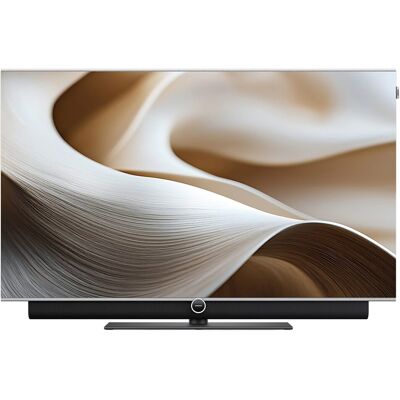 Loewe TV OLED 164 cm (65'') antares 65 con soporte de mesa, OLED 4K ULTRA HD, Wi-Fi y Smart TV con barra de sonido 80W integrable. Aluminio / Negro Loewe TV OLED 164 cm (65'') antares 65 con soporte de mesa, OLED 4K ULTRA HD, Wi-Fi y Smart TV con barra de sonido 80W integrable. Aluminio / Negro