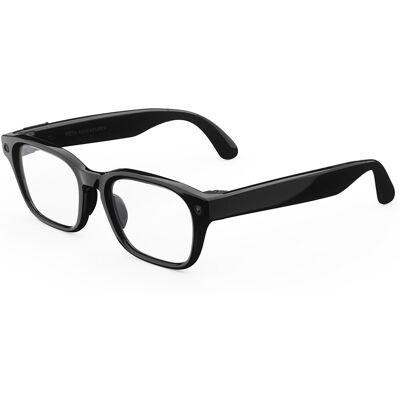 META Gafas con IA Adventurer, Negro clásico, Lentes transparentes. META Gafas con IA Adventurer, Negro clásico, Lentes transparentes.