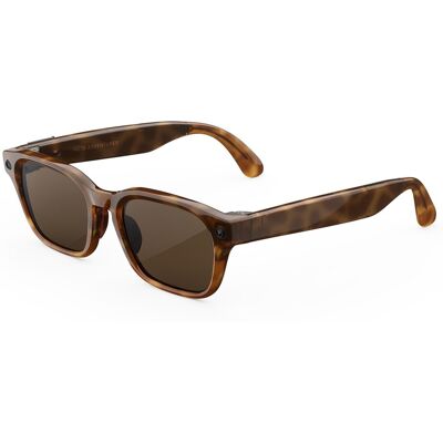META Gafas con IA Adventurer, Tortuga clásico, Lentes en marrón. META Gafas con IA Adventurer, Tortuga clásico, Lentes en marrón.