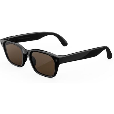 META Gafas con IA Adventurer, Grandes, Negro clásico, Lentes en marrón. META Gafas con IA Adventurer, Grandes, Negro clásico, Lentes en marrón.