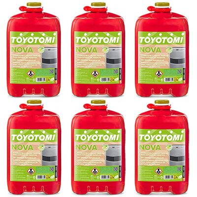TOYOTOMI Pack 6 Bidones Parafina Nova 20 l. TOYOTOMI Pack 6 Bidones Parafina Nova 20 l.