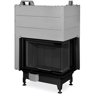 ROMOTOP Chimenea Leña Heat E2G65-40 Esquinera Derecha. Negro / Gris ROMOTOP Chimenea Leña Heat E2G65-40 Esquinera Derecha. Negro / Gris