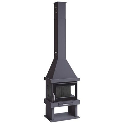FM Biomasa C-303 - Estufa de leña con turbina - 10kW FM Biomasa C-303 - Estufa de leña con turbina - 10kW