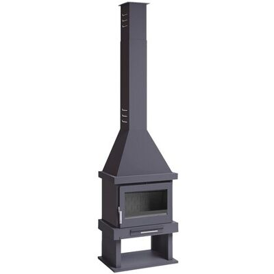 Estufa de leña Tangencial C-300 de Fm Biomasa - Chimenea Estufa de leña Tangencial C-300 de Fm Biomasa - Chimenea
