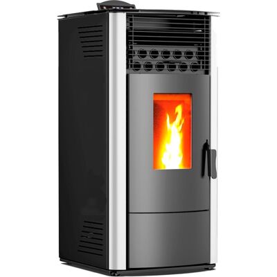 Eider Estufa de pellets canalizada 9.47 kW A++ multizona. Negro Eider Estufa de pellets canalizada 9.47 kW A++ multizona. Negro