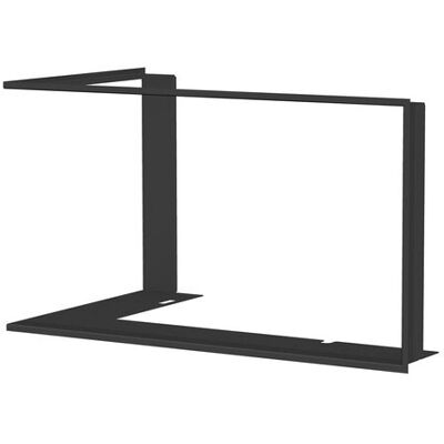 ROMOTOP Marco de 6 lados para Chimenea Heat E2G65-40 Esquinera Izquierda. Negro ROMOTOP Marco de 6 lados para Chimenea Heat E2G65-40 Esquinera Izquierda. Negro