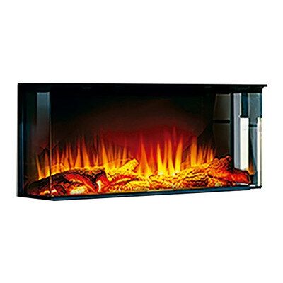 CHARLTON & JENRICK Chimenea eléctrica blanca - 1500W control inteligente CHARLTON & JENRICK Chimenea eléctrica blanca - 1500W control inteligente