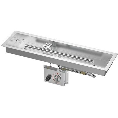 Bosch Quemador Exterior Gas Rectangular Nora 630 x 180 Gas Natural. Plata Bosch Quemador Exterior Gas Rectangular Nora 630 x 180 Gas Natural. Plata
