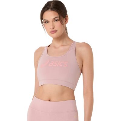 ASICS Top de mujer ESSential Logo Padless Bra . (XS) Rosa ASICS Top de mujer ESSential Logo Padless Bra . (XS) Rosa
