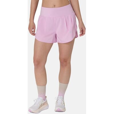 ASICS Pantalón corto de mujer Road 3.5In Short . (XS) Rosa pastel ASICS Pantalón corto de mujer Road 3.5In Short . (XS) Rosa pastel