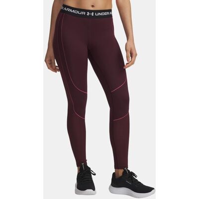 Under Armour Malla de mujer ColdGear Textured Legging . (XS) Granate Under Armour Malla de mujer ColdGear Textured Legging . (XS) Granate