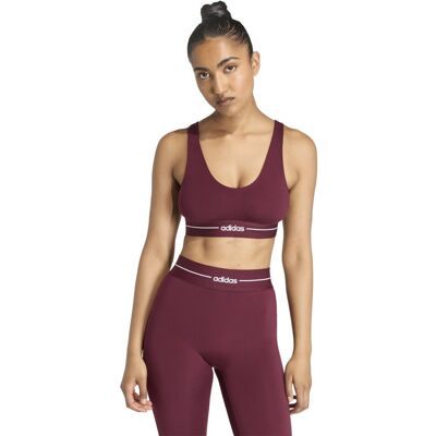 Adidas Top de mujer Workout Essentials Plus . (XS) Burdeos Adidas Top de mujer Workout Essentials Plus . (XS) Burdeos