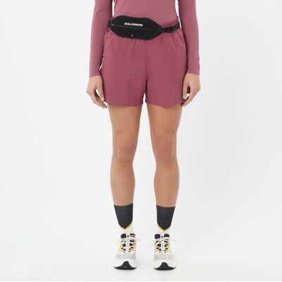 Salomon Pantalón corto para mujer SHKout CORE SHORTS 4" W . (XS) Marrón Salomon Pantalón corto para mujer SHKout CORE SHORTS 4" W . (XS) Marrón