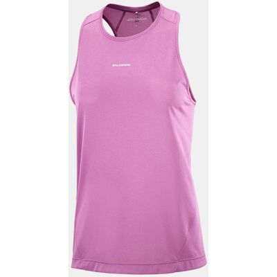 Salomon Camiseta sin mangas para mujer SHKout CORE TANK W . (XS) Morado Salomon Camiseta sin mangas para mujer SHKout CORE TANK W . (XS) Morado