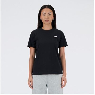 New Balance Camiseta de mujer Sport Essentials Jersey . (XS) Negro New Balance Camiseta de mujer Sport Essentials Jersey . (XS) Negro