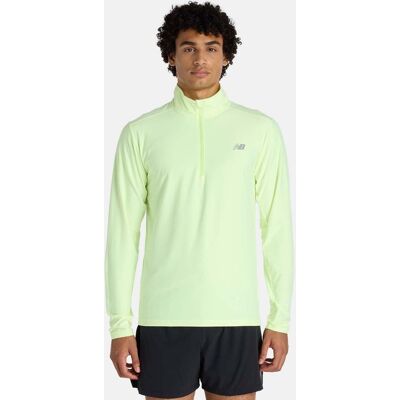 New Balance Camiseta de training de hombre Space Dye 1-4 Zip . (L) Verde Lima New Balance Camiseta de training de hombre Space Dye 1-4 Zip . (L) Verde Lima