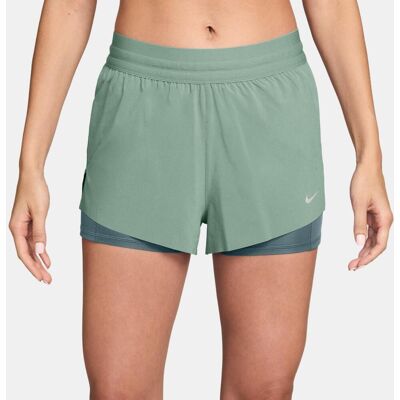 Nike Pantalones cortos de Mujer Running W NK SWIFT DF MR 2N1 SHRT . Negro Nike Pantalones cortos de Mujer Running W NK SWIFT DF MR 2N1 SHRT . Negro