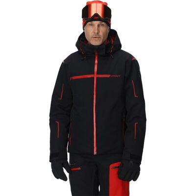 Spyder Chaqueta de esquí de hombre Titan . (XL) Negro / Rojo Spyder Chaqueta de esquí de hombre Titan . (XL) Negro / Rojo