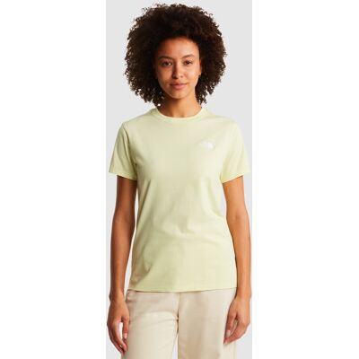 The North Face Camiseta entallada para mujer Simple Dome Evolution . (L) Amarillo The North Face Camiseta entallada para mujer Simple Dome Evolution . (L) Amarillo