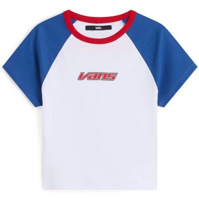 Vans Camiseta de mujer Clare Baby . (M) Azul Vans Camiseta de mujer Clare Baby . (M) Azul