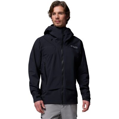 Columbia Chaqueta impermeable de hombre Saudan Pro™ 3L Shell . (XL) Negro Columbia Chaqueta impermeable de hombre Saudan Pro™ 3L Shell . (XL) Negro