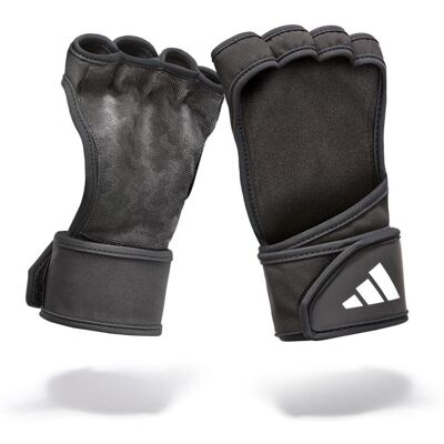 Adidas Guantes entrenamiento abiertos . (XS - XS) Blanco Adidas Guantes entrenamiento abiertos . (XS - XS) Blanco