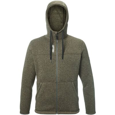 Millet Forro polar Chamonix knitwarm hoodie m de hombre . (XS) Kaki Millet Forro polar Chamonix knitwarm hoodie m de hombre . (XS) Kaki