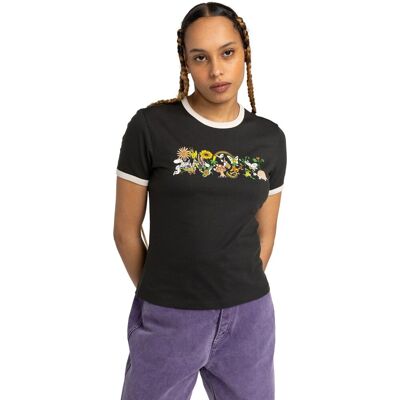 Element Camiseta de mujer Yarnhill Ringer . (XS) Negro Element Camiseta de mujer Yarnhill Ringer . (XS) Negro