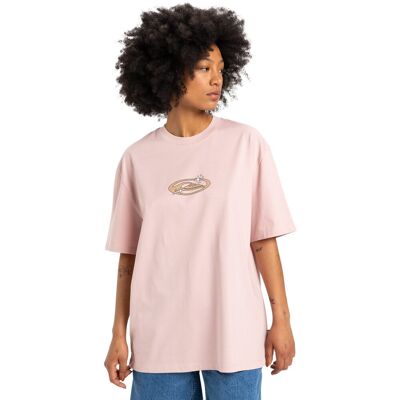 Quiksilver Camiseta de mujer Yaima Boyfriend . (XS-S) Rosa Quiksilver Camiseta de mujer Yaima Boyfriend . (XS-S) Rosa