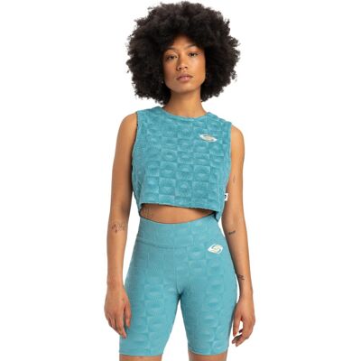 Quiksilver Pantalón de mujer Tropic Day Cyclist . (XS) Azul Quiksilver Pantalón de mujer Tropic Day Cyclist . (XS) Azul
