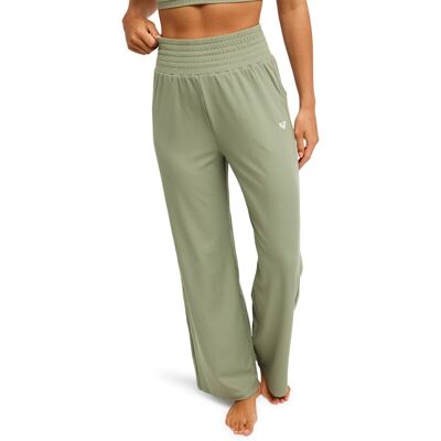 Roxy Pantalón de mujer Rise & Vibe . (M) Verde Oliva Roxy Pantalón de mujer Rise & Vibe . (M) Verde Oliva