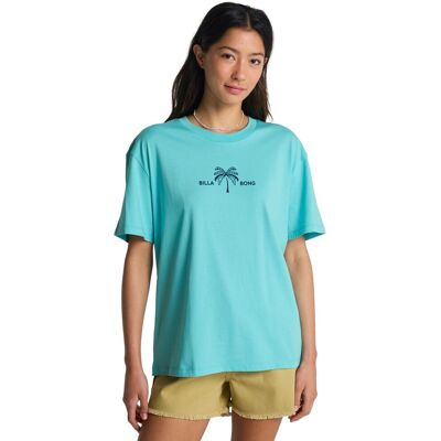 Billabong Camiseta de mujer Rip Currents . (S) Azul Billabong Camiseta de mujer Rip Currents . (S) Azul