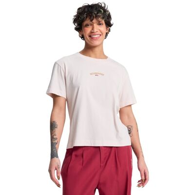 Quiksilver Camiseta de mujer Standard . (XS) Rosa Quiksilver Camiseta de mujer Standard . (XS) Rosa