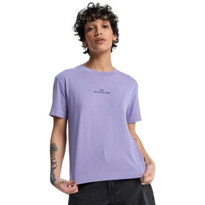 Quiksilver Camiseta de mujer Standard . (XS) Morado Quiksilver Camiseta de mujer Standard . (XS) Morado