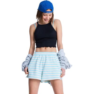 Roxy Pantalón corto de mujer Perfect Stripe . (XS) Azul Roxy Pantalón corto de mujer Perfect Stripe . (XS) Azul