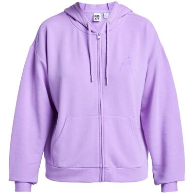 Roxy Sudadera de mujer Surfing By Daylight . (XS) Morado Roxy Sudadera de mujer Surfing By Daylight . (XS) Morado
