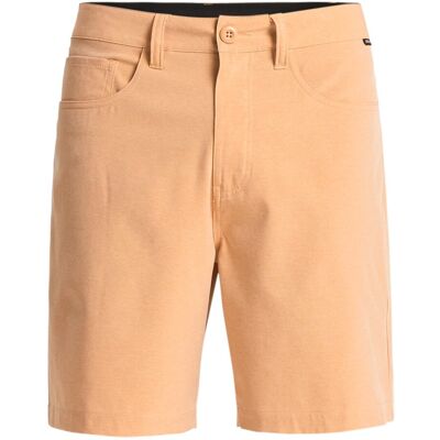 Quiksilver Pantalón corto híbrido de hombre Nelson Amph 18" . (S) Marrón Quiksilver Pantalón corto híbrido de hombre Nelson Amph 18" . (S) Marrón
