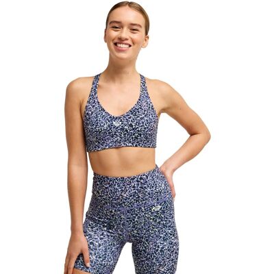 Roxy Sujetador deportivo de mujer Heart Into It Pt . (XL) Morado Roxy Sujetador deportivo de mujer Heart Into It Pt . (XL) Morado