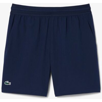 Lacoste Pantalón de hombre corto de tenis elástico Ultra-Dry. (50) Azul marino Lacoste Pantalón de hombre corto de tenis elástico Ultra-Dry. (50) Azul marino