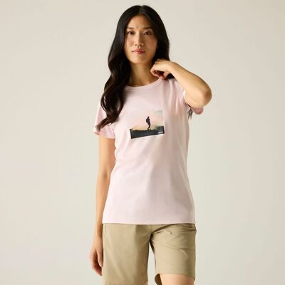Regatta Camiseta de mujer Fingal . (S) Rosa claro Regatta Camiseta de mujer Fingal . (S) Rosa claro