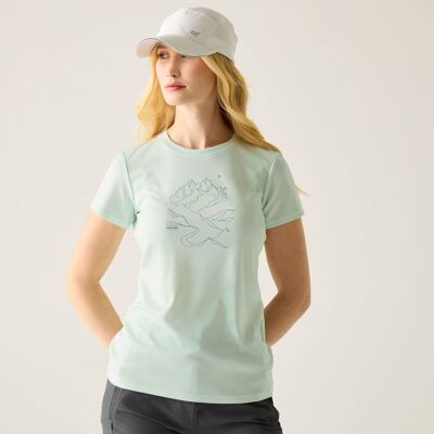 Regatta Camiseta de mujer Fingal . (XL) Verde claro Regatta Camiseta de mujer Fingal . (XL) Verde claro