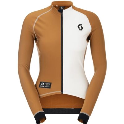 Scott Maillot de ciclismo de mujer RC PRO WARM LS-REMIX . (XS) Marrón Scott Maillot de ciclismo de mujer RC PRO WARM LS-REMIX . (XS) Marrón