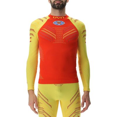 Uyn Camiseta térmica de hombre Natyon 3.0 Spain . (XS) Amarillo Uyn Camiseta térmica de hombre Natyon 3.0 Spain . (XS) Amarillo